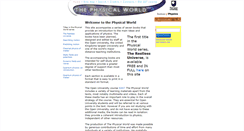 Desktop Screenshot of physicalworld.org